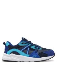 Kappa Sneakersy Logo London Kid 341E4QW Niebieski. Niebieskie trampki i tenisówki chłopięce Kappa, bez wzorów, ze skóry, bez zapięcia. Za 79.99 zł.
