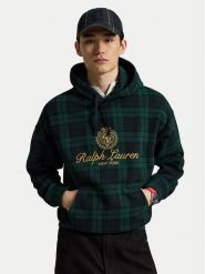 Polo Ralph Lauren Bluza 710B28746001 Zielony ciemny Regular Fit. Zielone bluzy męskie Polo Ralph Lauren, m, bez wzorów, z bawełny, bez kaptura. Za 1,299.00 zł.