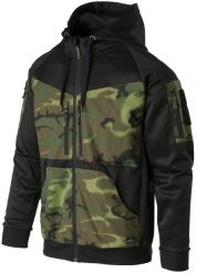 Helikon-Tex Bluza ROGUE Hoodie (FullZip) - Czarny/ERDL. Czarne bluzy męskie HELIKON-TEX, m, bez wzorów, bez kaptura. Za 257.96 zł.