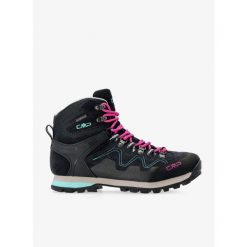 Buty turystyczne damskie CMP Athunis Mid WP. Czarne obuwie sportowe damskie CMP, bez wzorów, trekkingowe. W wyprzedaży za 479.99 zł.