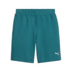 Szorty Puma Essential Elevated Relaxed. Zielone krótkie spodenki sportowe męskie Puma, s, bez wzorów, z materiału, na fitness i siłownię. Za 147.99 zł.