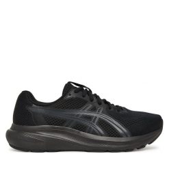 Buty do biegania Asics. Czarne obuwie sportowe damskie Asics, bez wzorów, do biegania. Za 309.99 zł.