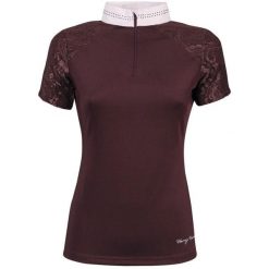 Damska koszulka do zawodów jeździeckich Harry's Horse Venice. Czerwone t-shirty damskie HARRYS HORSE, l, bez wzorów, z elastanu, wizytowe, bez kołnierzyka. Za 237.50 zł.