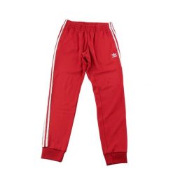 Second life - Adidas spodnie dresowe męskie SST - Jak nowy. Czerwone spodnie sportowe męskie Adidas, m, bez wzorów, z dresówki, do biegania. Za 146.96 zł.