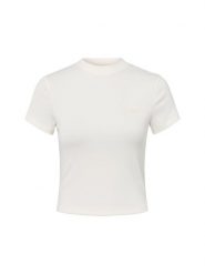 Tommy Jeans Koszulka Kobiety Bawełna biały, S. Białe t-shirty damskie Tommy Jeans, s, bez wzorów, z bawełny, bez kołnierzyka. Za 89.95 zł.