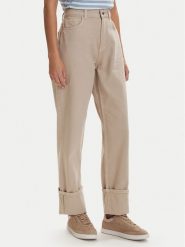 ONLY Jeansy Everly 15364368 Beżowy Straight Fit. Brązowe jeansy damskie Only. Za 229.99 zł.