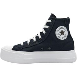 Buty sportowe Converse Day One Platform. Niebieskie obuwie sportowe damskie Converse, bez wzorów, sportowe, bez zapięcia. Za 490.00 zł.