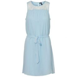 Vero Moda Damska Short sukienka Alia S / L Wvn Cool Dress Blue (rozmiar XS). Niebieskie sukienki damskie Vero Moda, l, bez wzorów, bez kołnierzyka, bez ramiączek. W wyprzedaży za 106.00 zł.