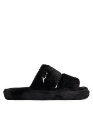 KARL LAGERFELD Kapcie Hypns KL80674 Czarny. Czarne kapcie damskie KARL LAGERFELD, bez wzorów, z materiału. Za 439.99 zł.