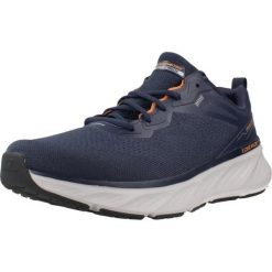 Tenisówki Skechers Model Edgeride - Exxo Kolor Niebieski. Brązowe trampki męskie Skechers, bez wzorów, z dzianiny, bez zapięcia. Za 269.99 zł.
