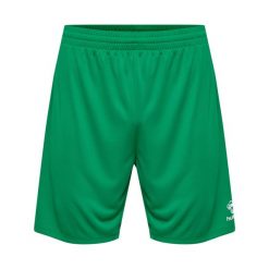 Szorty Hummel Essential. Zielone szorty sportowe damskie Hummel, uniwersalny, bez wzorów, sportowe, do piłki nożnej. Za 121.00 zł.