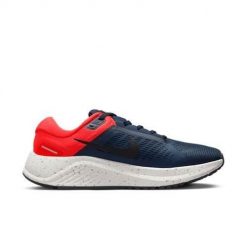 Buty do biegania męskie Nike Air Zoom Structure 24. Niebieskie buty sportowe męskie Nike, z materiału, bez zapięcia, do biegania. Za 775.00 zł.