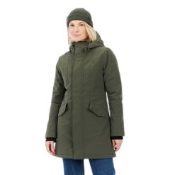 Damska kurtka wodoodporna Protest Laniakea. Zielone kurtki damskie Protest, bez wzorów, bez kaptura. Za 702.00 zł.