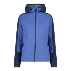 Bluza damska z kapturem CMP. Niebieskie bluzy damskie CMP, xs, bez wzorów, z kapturem. Za 169.99 zł.