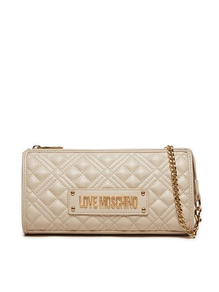 LOVE MOSCHINO Torebka JC4011PP1LLA0110 Écru. Torebki do ręki damskie Love Moschino, bez wzorów, ze skóry, wizytowe, bez dodatków. Za 799.99 zł.