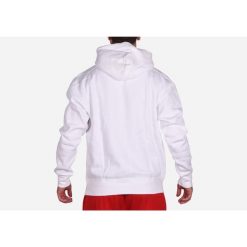 Bluza męska nike air jordan jumpman classics fleece pullover hoodie white. Białe bluzy męskie Nike, m, bez wzorów, bez kaptura, do biegania. Za 279.00 zł.