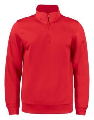 Clique Basic Active Half Zip bluza półgolf unisex z poliestru. Czerwone bluzy męskie CLIQUE, m, bez wzorów, z poliesteru, bez kaptura. Za 173.55 zł.