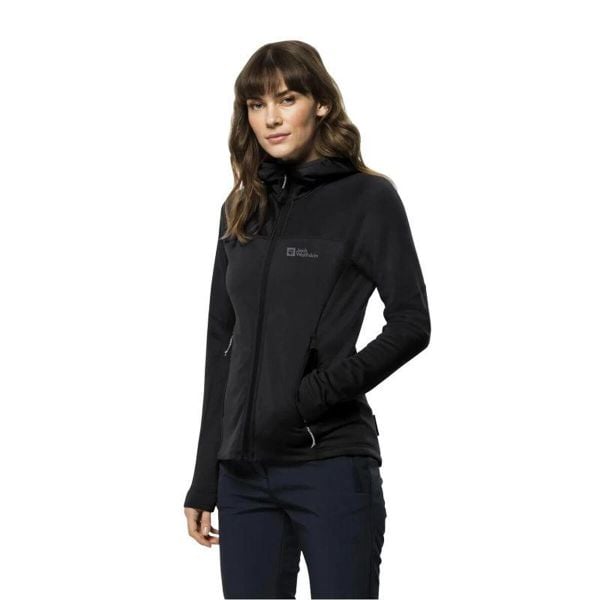 Kurtka Damska Z Kapturem Hirschberg. Czarne kurtki damskie Jack Wolfskin, l, bez wzorów, z materiału, z kapturem. Za 573.99 zł.