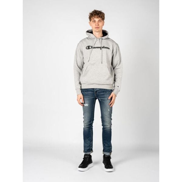 Bluza trekking męska Hoodie. Szare bluzy męskie Champion, m, bez wzorów, z bawełny, bez kaptura. Za 208.00 zł.
