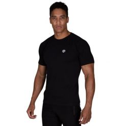 Koszulka treningowa męska Morotai Premium Basic. Czarne buty sportowe męskie MOROTAI, m, bez wzorów, z bawełny, bez kołnierzyka, bez ramiączek, na fitness i siłownię. W wyprzedaży za 73.00 zł.