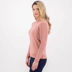 Damski sweter z golfem HV Polo Dorothy. Niebieskie swetry damskie HV POLO, na zimę, xs, bez wzorów, z dzianiny, eleganckie, bez kołnierzyka, bez ramiączek, bez kaptura. Za 279.00 zł.