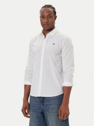 Mustang Koszula Canton 1016951 Biały Slim Fit. Białe koszule męskie Mustang, m, bez wzorów, z bawełny, bez kołnierzyka, bez ramiączek. Za 209.99 zł.