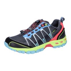 Damskie buty do biegania w terenie wodoodporne CMP Altak. Niebieskie obuwie sportowe damskie CMP, bez wzorów, z meshu, do biegania. Za 385.70 zł.