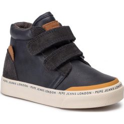 Sneakersy PEPE JEANS - Traveler Bootie Kids PBS30410 Navy 595. Niebieskie trampki i tenisówki chłopięce Pepe Jeans, bez wzorów, z jeansu, bez zapięcia. Za 239.00 zł.