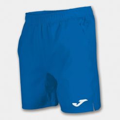Spodenki tenisowe męskie Joma Master. Niebieskie szorty męskie Joma, m, bez wzorów, z elastanu. Za 141.85 zł.