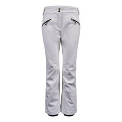 Damskie spodnie narciarskie softshell Killtec Thônes. Białe spodnie materiałowe damskie KILLTEC, na zimę, s, bez wzorów, z materiału, narciarskie. Za 431.20 zł.