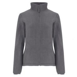 Damska Bluza Polarowa Artic Fleece Jacket. Szare bluzy sportowe damskie ROLY, m, bez wzorów, z polaru, bez kaptura, trekkingowe. Za 89.99 zł.