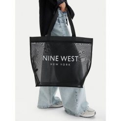 Torebka Nine West. Czarne torebki do ręki damskie Nine West, bez wzorów, bez dodatków. Za 79.99 zł.