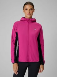 4F Bluza trekkingowa Primaloft Active damska - różowa XS. Czerwone bluzy damskie 4f, l, bez wzorów, z materiału, klasyczne. Za 249.99 zł.