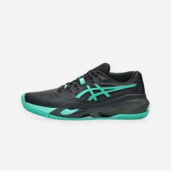 Buty tenisowe męskie ASICS Gel Resolution X na mączkę ceglaną. Brązowe buty sportowe męskie Asics, z kauczuku, bez zapięcia, tenisowe. Za 719.99 zł.