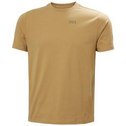 Koszulka Helly Hansen Massif Graphic. Brązowe koszulki sportowe męskie Helly Hansen, m, bez wzorów, bez kołnierzyka, bez ramiączek. Za 236.50 zł.