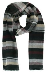 Szalik Przejściowy z Dziewiczą Wełną (Virgin Wool) - Fraas - w Kratkę, Jesienne Odcienie. Szaliki męskie V. Fraas, na jesień, bez wzorów, z materiału. Za 85.00 zł.