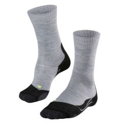 Skarpetki Falke TK2. Szare skarpety męskie Falke, bez wzorów, z elastanu. Za 165.50 zł.