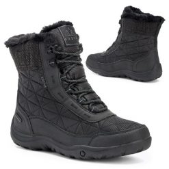 Śniegowce damskie KADVA Rava Mid WP. Czarne obuwie sportowe damskie KADVA, na zimę, trekkingowe. Za 169.99 zł.