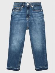 Tommy Hilfiger Jeansy Foam Dye KG0KG07001 D Niebieski Tapered Fit. Niebieskie jeansy dla dziewczynek Tommy Hilfiger, z bawełny. Za 369.99 zł.