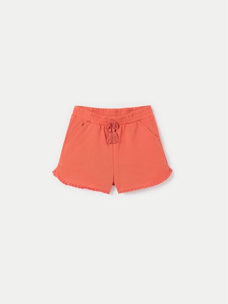 Mayoral Szorty sportowe 272 Pomarańczowy Regular Fit. Brązowe spodenki dla dziewczynek Mayoral, bez wzorów, z bawełny, sportowe. Za 69.99 zł.