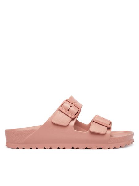 Birkenstock Klapki Arizona 1031340 Różowy. Czerwone klapki damskie Birkenstock, bez wzorów, z syntetyku, bez obcasa. Za 249.99 zł.
