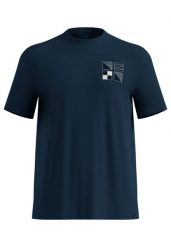 Koszulka z krótkim rękawem męska ODLO T-shirt crew neck s/s COTTON BLEND ODLO. Niebieskie t-shirty męskie Odlo, m, bez wzorów, z bawełny, bez kołnierzyka. Za 209.99 zł.