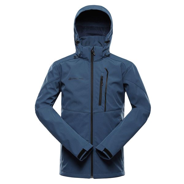 Kurtka męska trekkingowa softshell Alpine Pro Hoor 2. Brązowe kurtki męskie Alpine Pro, m, bez wzorów, z elastanu, klasyczne, bez kaptura. Za 569.00 zł.