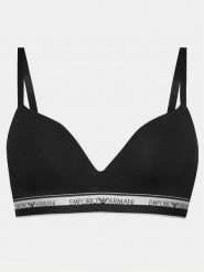 Emporio Armani Underwear Biustonosz bezfiszbinowy 164410 4R227 00020 Czarny. Czarne biustonosze Emporio Armani Underwear, bez wzorów, z bawełny. Za 199.99 zł.