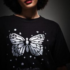 Koszulka turystyczna damska CLR Bellegarde krótki rękaw oversize. Czarne koszulki sportowe damskie Regatta, bez wzorów, bez kołnierzyka, bez ramiączek, trekkingowe. Za 188.00 zł.