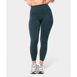 Legginsy bezszwowe Carpatree Accolade zielone. Zielone legginsy dla dziewczynek Carpatree, bez wzorów, z dzianiny, długie. Za 169.99 zł.