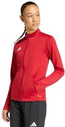 Adidas Bluza damska Entrada 26 Track czerwona JZ6601 M (156066 M). Czerwone bluzy damskie Adidas, m, bez wzorów, bez kaptura. Za 131.75 zł.