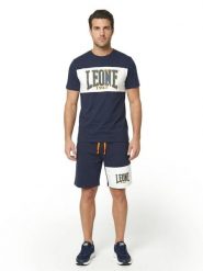 Męski zestaw: koszulka New Era + szorty bermudy. Niebieskie koszulki sportowe męskie LEONE 1947 APPAREL, na lato, l, bez wzorów, z dresówki, bez kołnierzyka, bez ramiączek, na fitness i siłownię. Za 324.17 zł.