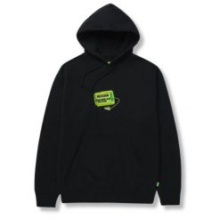 Bluza turystyczna męska HUF Huforola. Czarne bluzy męskie HUF, l, bez wzorów, z bawełny, bez kaptura. W wyprzedaży za 223.00 zł.