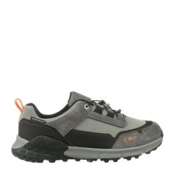Buty turystyczne męskie wodoodporne CMP HOSNIAN LOW WP skóra zamsz Full On Grip. Szare trekkingi męskie CMP, outdoorowe. Za 299.00 zł.